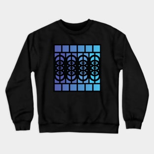 “Dimensional Cloning” - V.3 Blue - (Geometric Art) (Dimensions) - Doc Labs Crewneck Sweatshirt